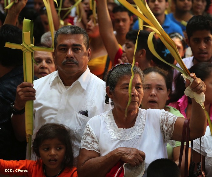 Procesión de la Burrita en Managua (Semana Santa 2013)