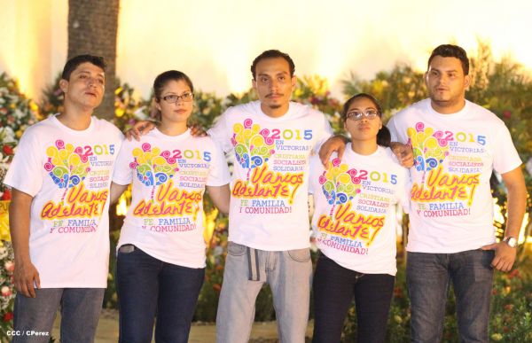 Daniel y Rosario rinden homenaje al Comandante Tomás Borge Martínez