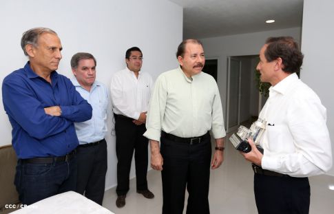 Presidente Daniel inaugura planta láctea del grupo Lala