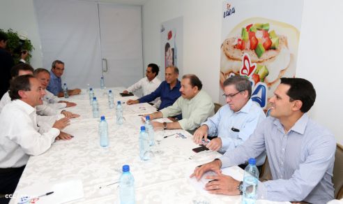 Presidente Daniel inaugura planta láctea del grupo Lala