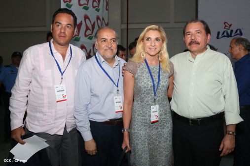 Presidente Daniel inaugura planta láctea del grupo Lala