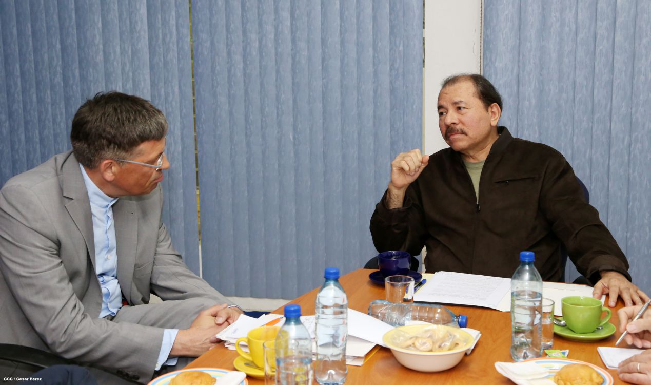 Presidente Daniel sostiene encuentro con Director Regional de la Cooperación Alemana