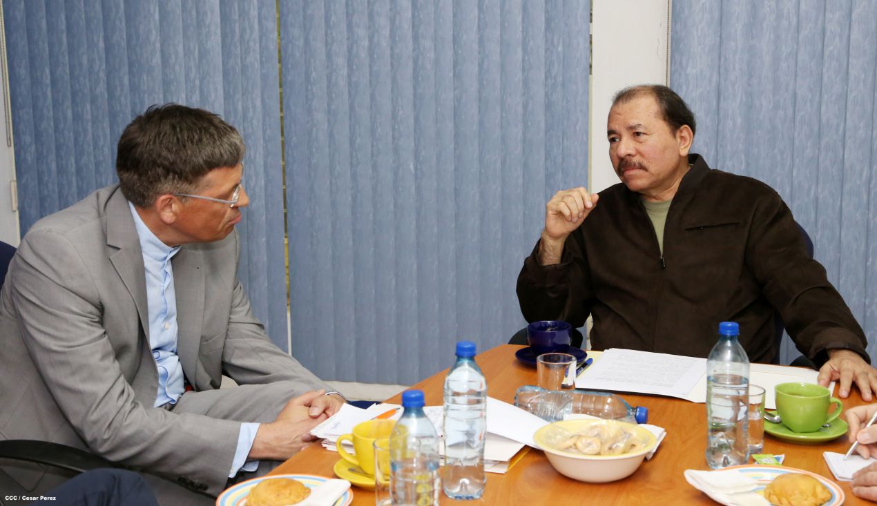 Presidente Daniel sostiene encuentro con Director Regional de la Cooperación Alemana