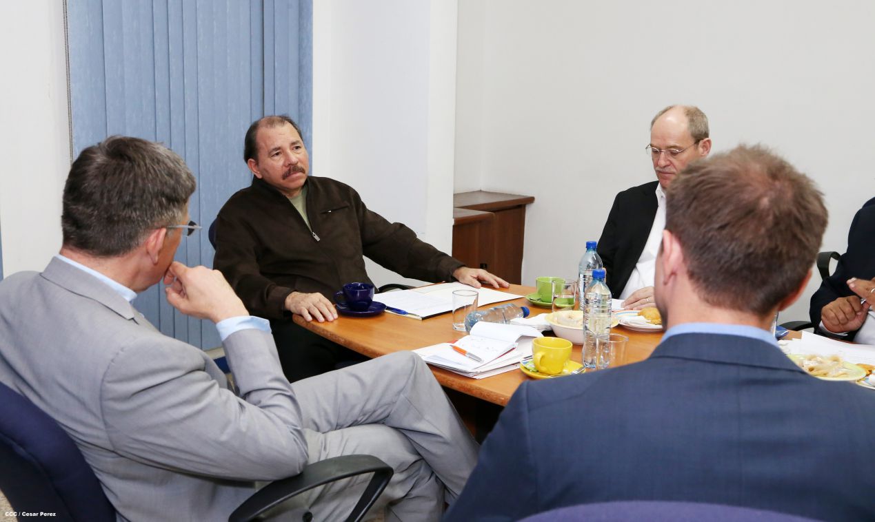 Presidente Daniel sostiene encuentro con Director Regional de la Cooperación Alemana