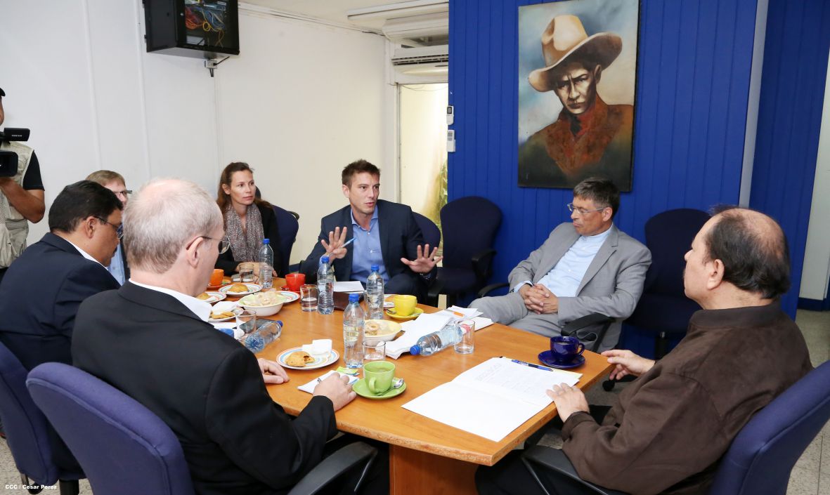 Presidente Daniel sostiene encuentro con Director Regional de la Cooperación Alemana