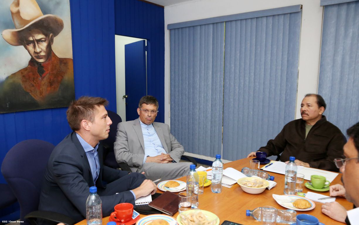 Presidente Daniel sostiene encuentro con Director Regional de la Cooperación Alemana