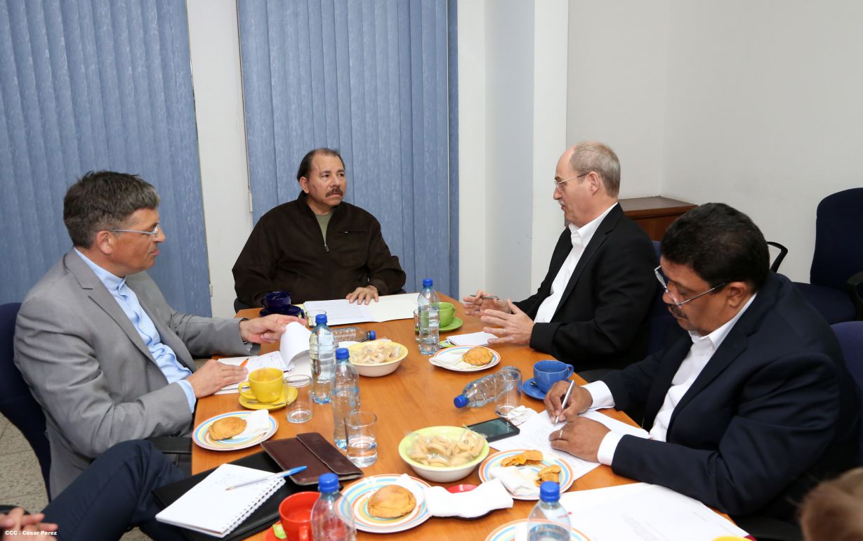 Presidente Daniel sostiene encuentro con Director Regional de la Cooperación Alemana