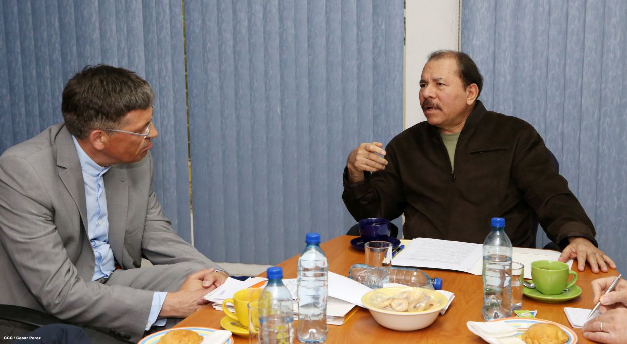 Presidente Daniel sostiene encuentro con Director Regional de la Cooperación Alemana