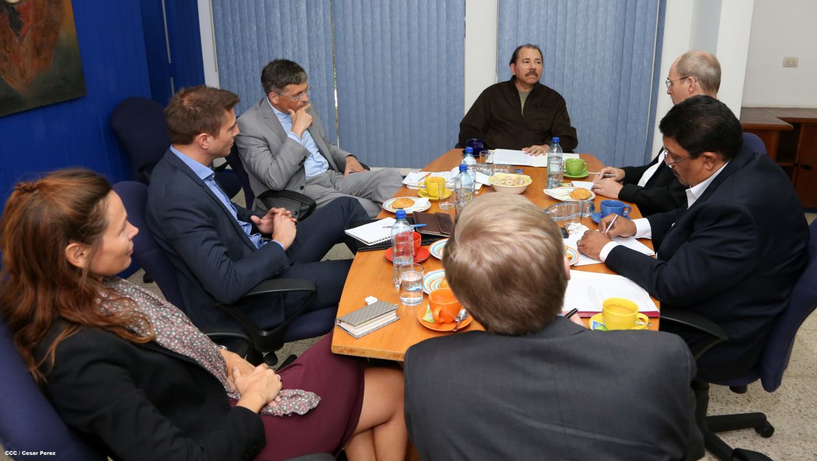 Presidente Daniel sostiene encuentro con Director Regional de la Cooperación Alemana