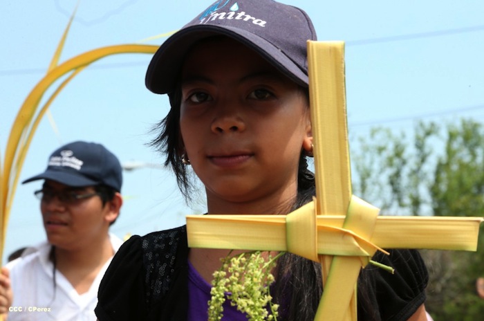 Procesión de la Burrita en Managua (Semana Santa 2013)