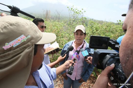 INETER da mantenimiento preventivo al Sistema de Alerta Temprana en el Volcán Concepción