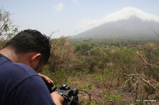 INETER da mantenimiento preventivo al Sistema de Alerta Temprana en el Volcán Concepción