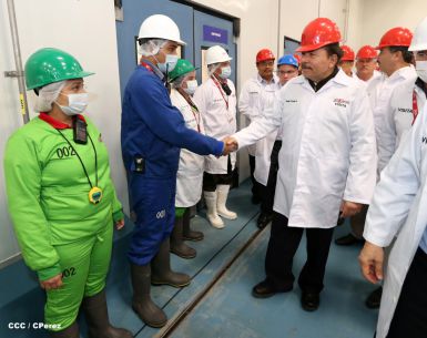 Presidente Daniel inaugura unidad ganadera integral de Sukarne