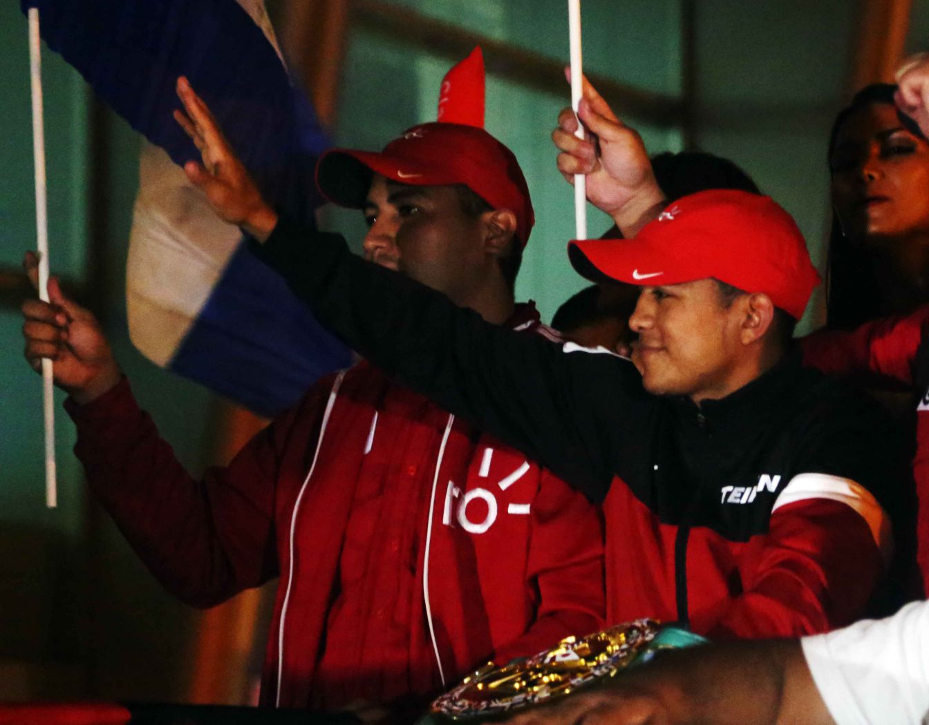 Juventud nicaragüense se desborda para recibir a “Chocolatito” González