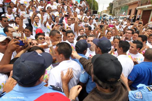 Daniel y Rosario conmemoran el 120 aniversario del natalicio de Sandino