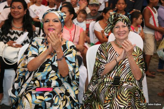 Inauguración del palacio de la cultura en Bluefields