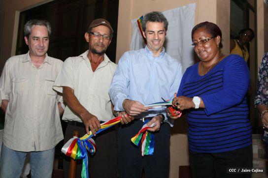 Inauguración del palacio de la cultura en Bluefields
