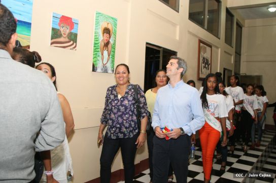 Inauguración del palacio de la cultura en Bluefields