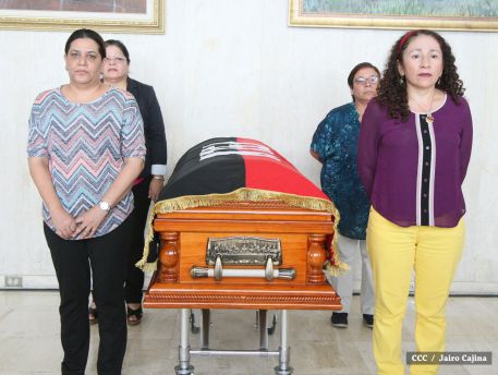 Nicaragua le rinde homenaje a la compañera María Elena Guerra