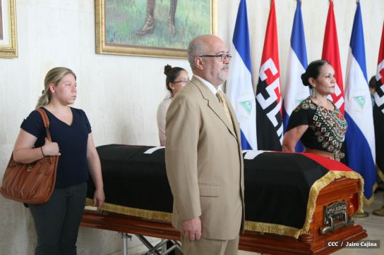 Nicaragua le rinde homenaje a la compañera María Elena Guerra