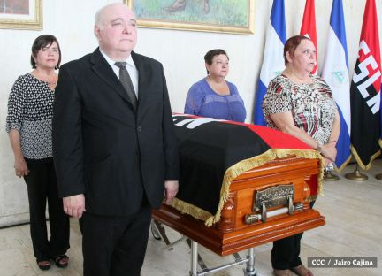Nicaragua le rinde homenaje a la compañera María Elena Guerra