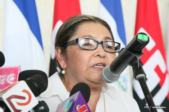 Nicaragua le rinde homenaje a la compañera María Elena Guerra