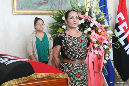 Nicaragua le rinde homenaje a la compañera María Elena Guerra