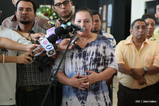 Nicaragua le rinde homenaje a la compañera María Elena Guerra