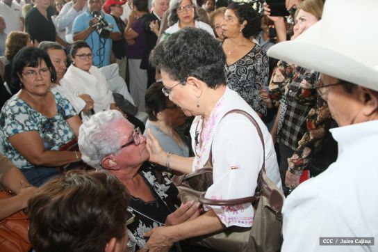 Nicaragua le rinde homenaje a la compañera María Elena Guerra