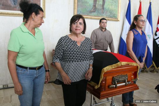 Nicaragua le rinde homenaje a la compañera María Elena Guerra