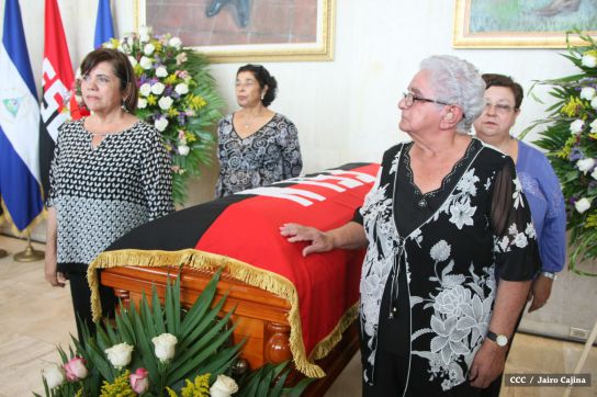 Nicaragua le rinde homenaje a la compañera María Elena Guerra