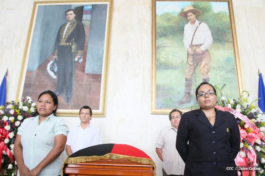 Nicaragua le rinde homenaje a la compañera María Elena Guerra