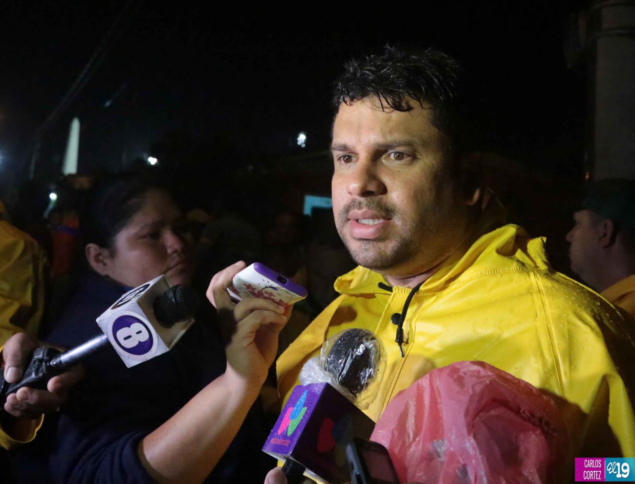 Intenso aguacero cae sobre Managua