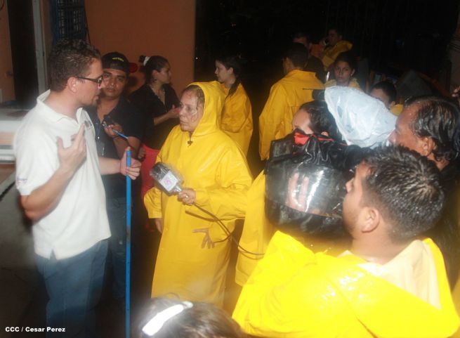 Intensas lluvias afectan Managua