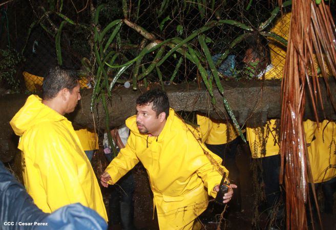 Intensas lluvias afectan Managua