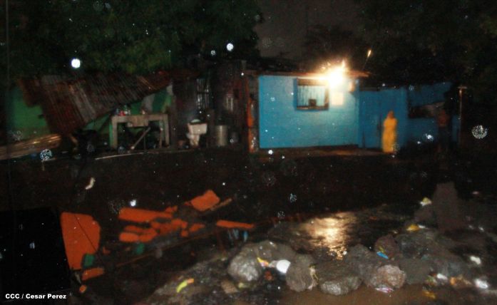 Intensas lluvias afectan Managua