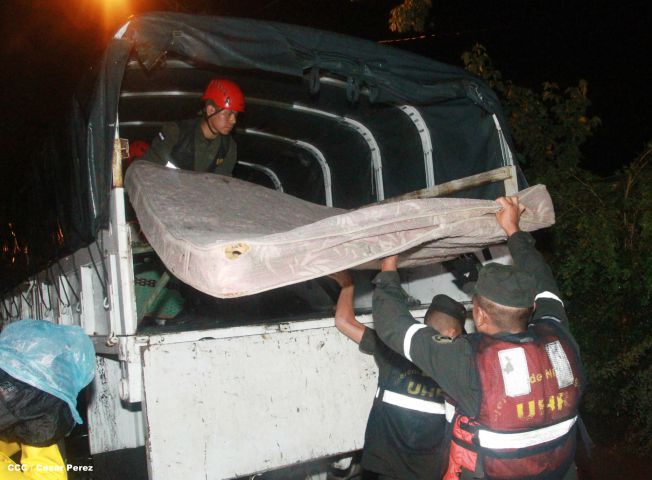 Intensas lluvias afectan Managua