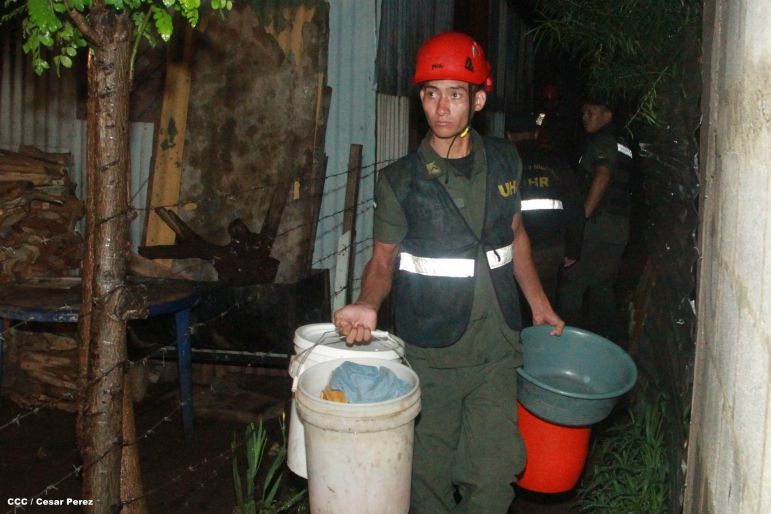 Intensas lluvias afectan Managua