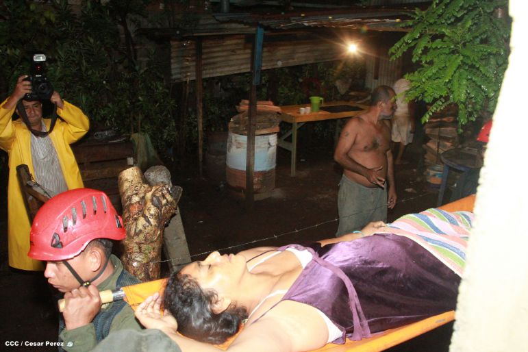 Intensas lluvias afectan Managua