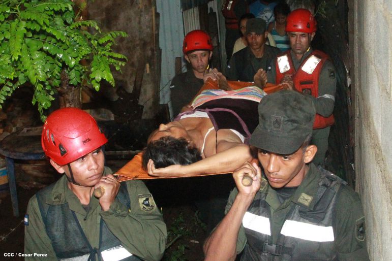 Intensas lluvias afectan Managua