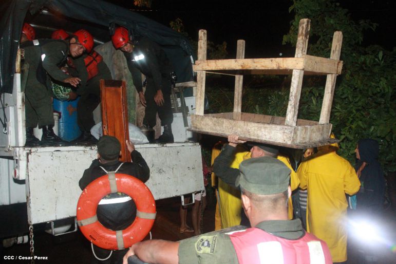 Intensas lluvias afectan Managua