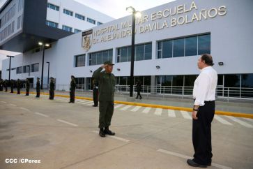 Presidente Daniel inaugura nuevo Hospital Militar “Dr. Alejandro Dávila Bolaños”