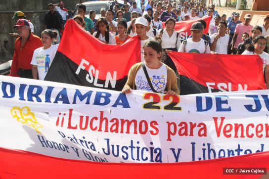 Diriamba celebra 36 años de su liberación