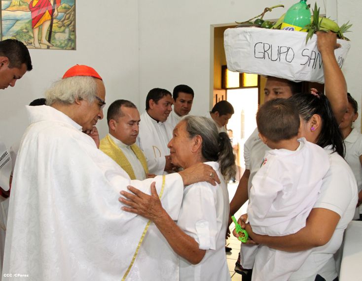 Cardenal Brenes celebra a San Juan Bautista