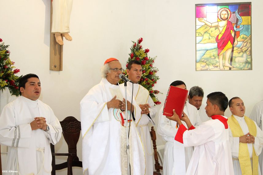 Cardenal Brenes celebra a San Juan Bautista