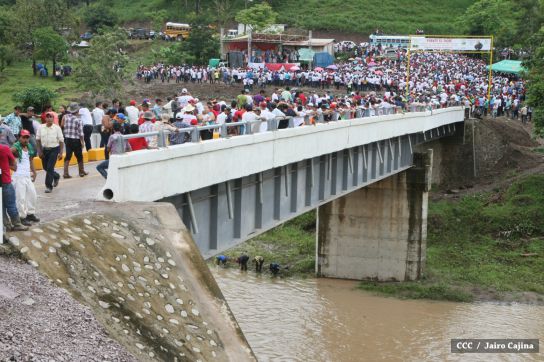San José de Bocay celebra obras históricas de progreso impulsadas por el Gobierno Sandinista