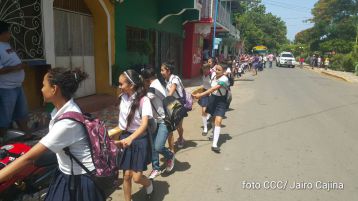 Pueblo de Masachapa participa en simulacro de terremoto