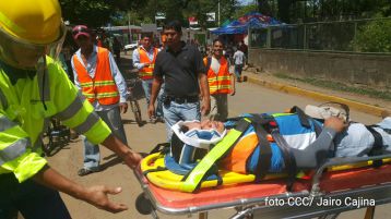 Pueblo de Masachapa participa en simulacro de terremoto