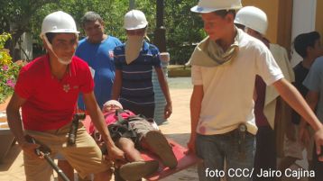 Pueblo de Masachapa participa en simulacro de terremoto