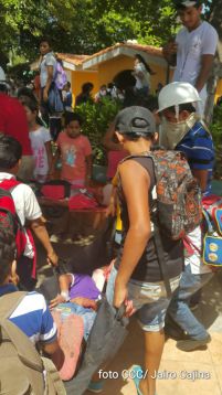 Pueblo de Masachapa participa en simulacro de terremoto